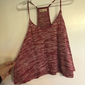 Red Crop Top Tank